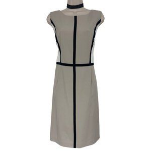 Size 14 CALVIN KLEIN CLASSY COLORBLOCK SHEATH DRESS Career Day/Evening Party